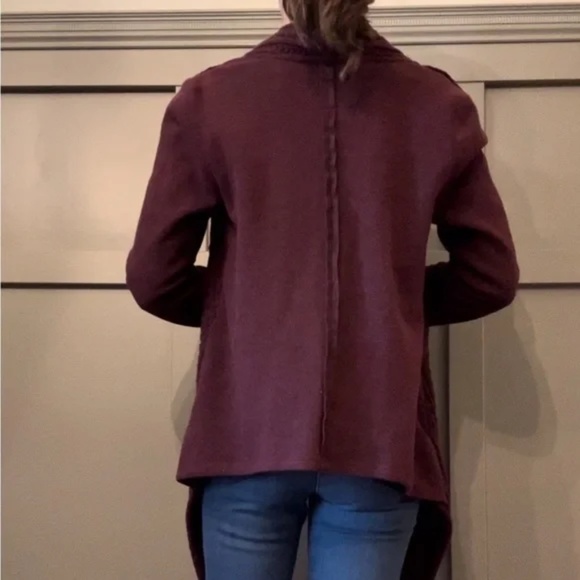 Anthropologie Saturday Sunday Neela Knit Open Front Cardigan Sweater Size Medium - Picture 4 of 12